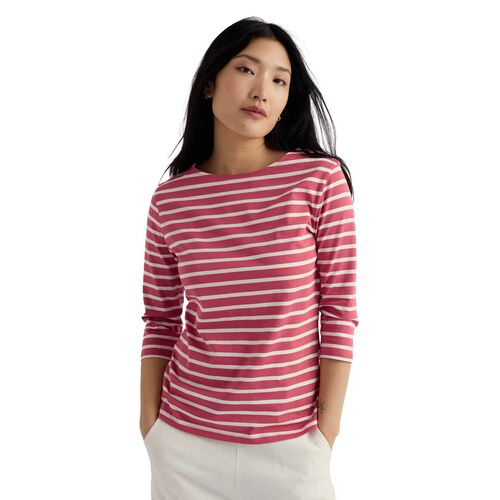 Seasalt Cornwall Sailor Top - Breton Echinacea
